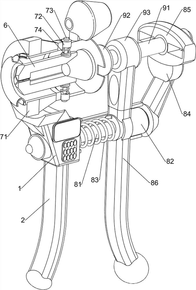 Rubber pipeline flaring device for new energy automobile wire harness arrangement