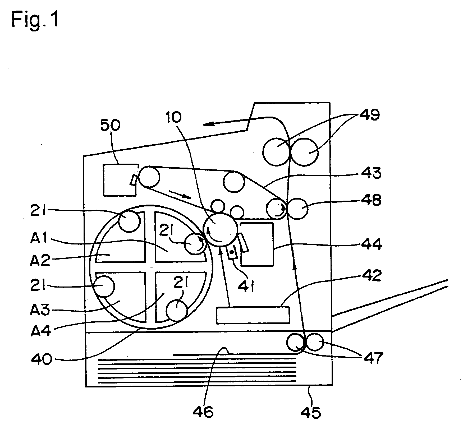 Electrostatic-latent-image developing toner and full-color image-forming method
