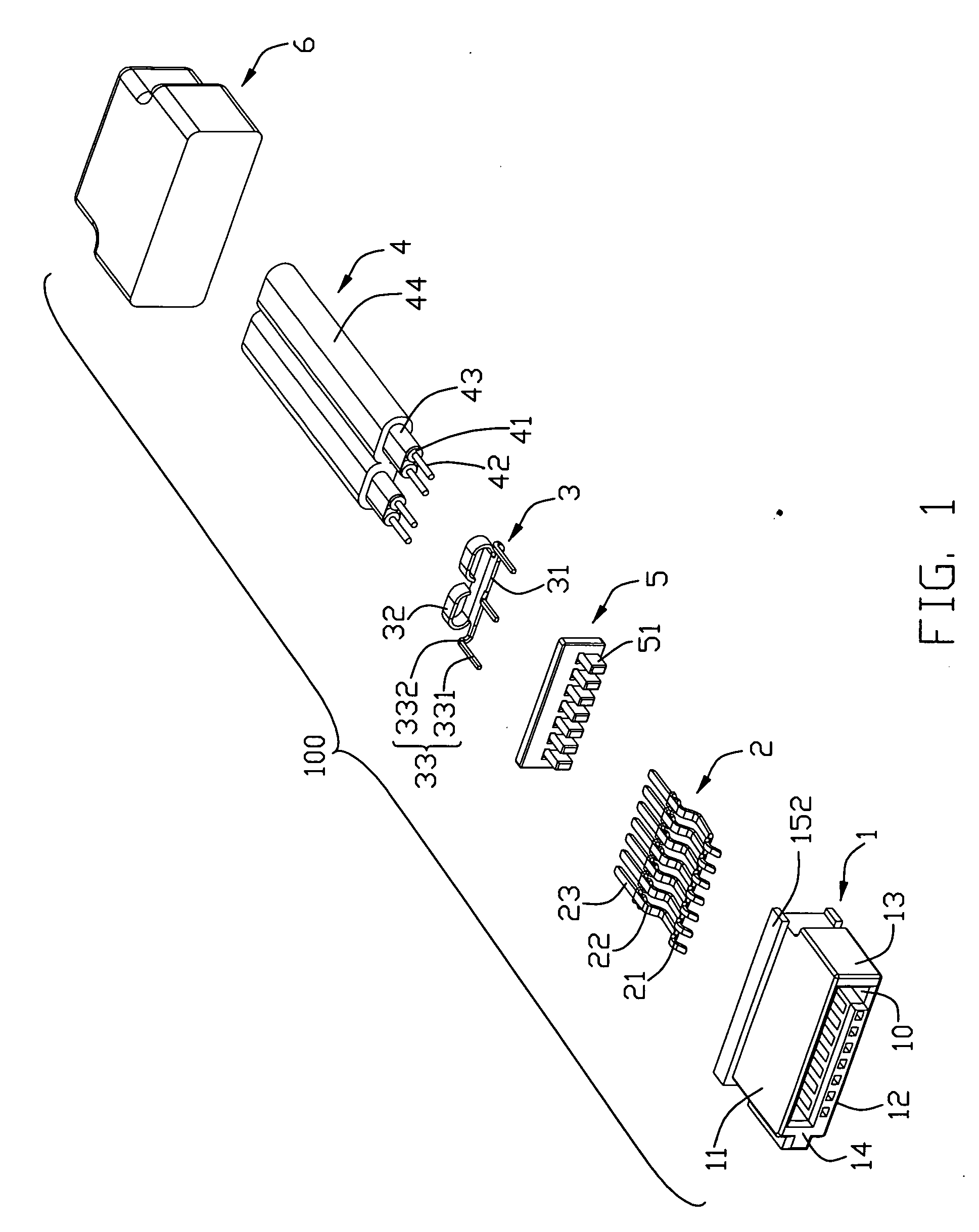 Grounding member for cable assembly