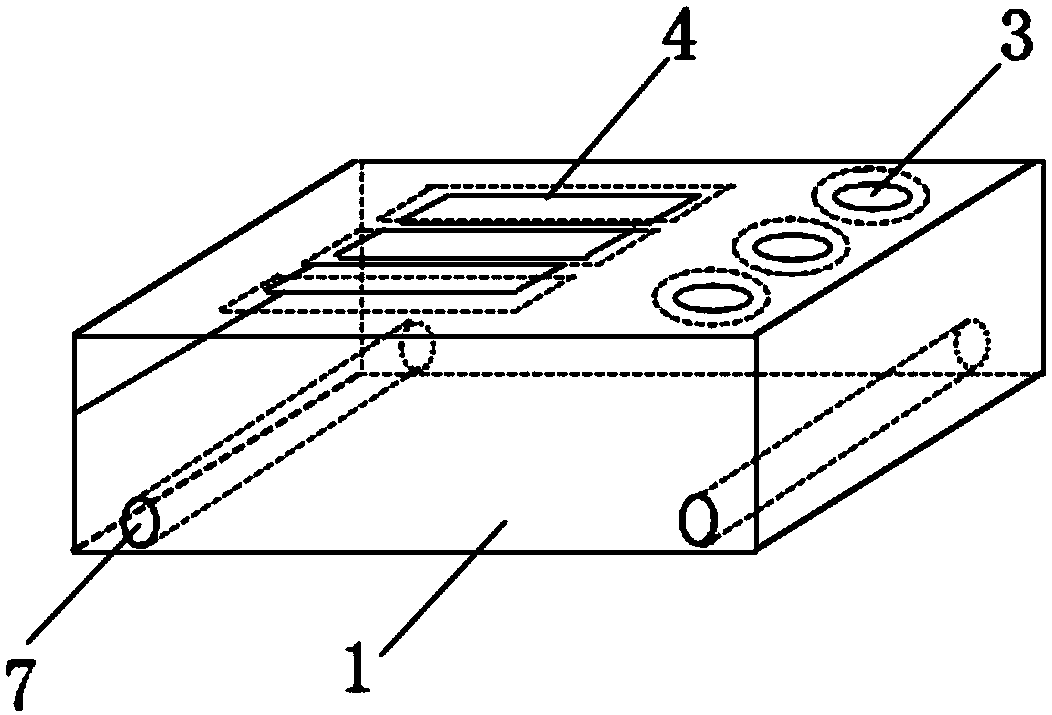 Sample fixing device for determining trace elements in fish otolith and use method of sample fixing device