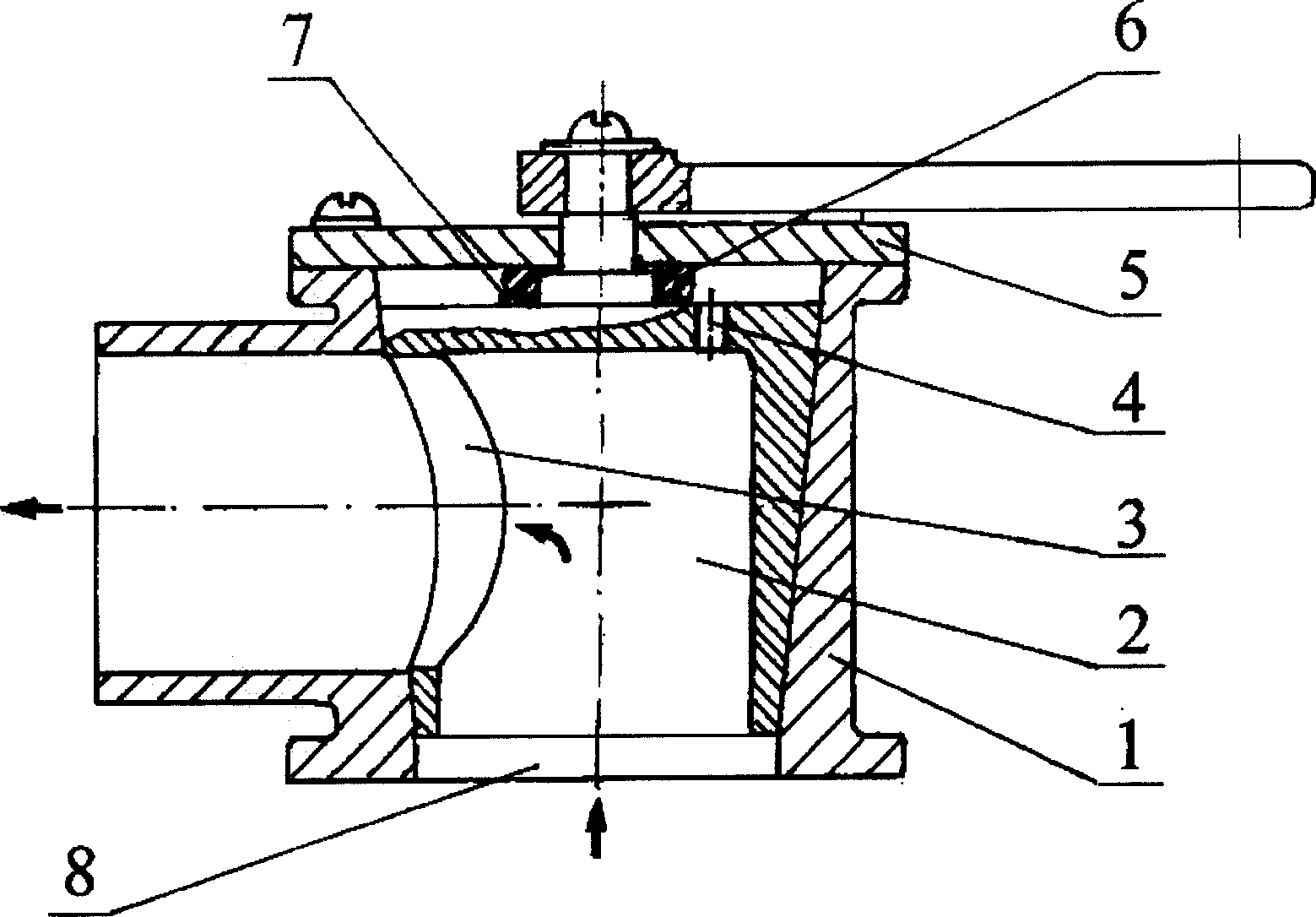 Multiposition multipath cock valve