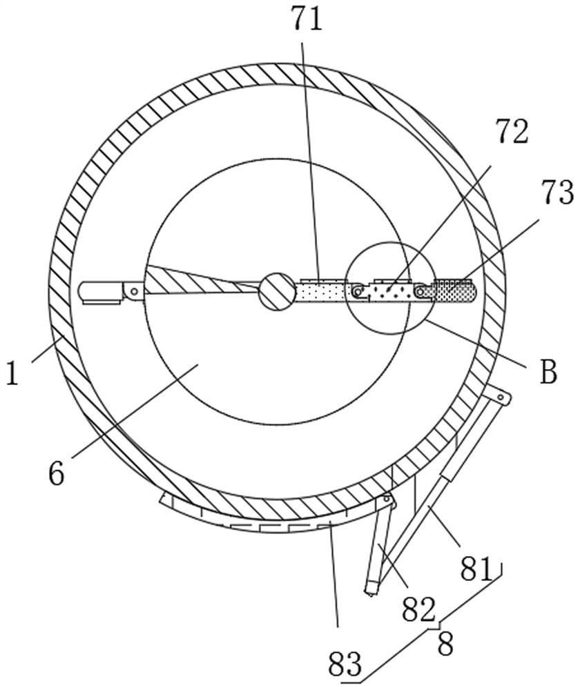 Method and device for realizing pastry mixing toughening based on positive and negative rotation of motor