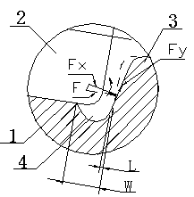 High-inclination small-flange conical roller bearing