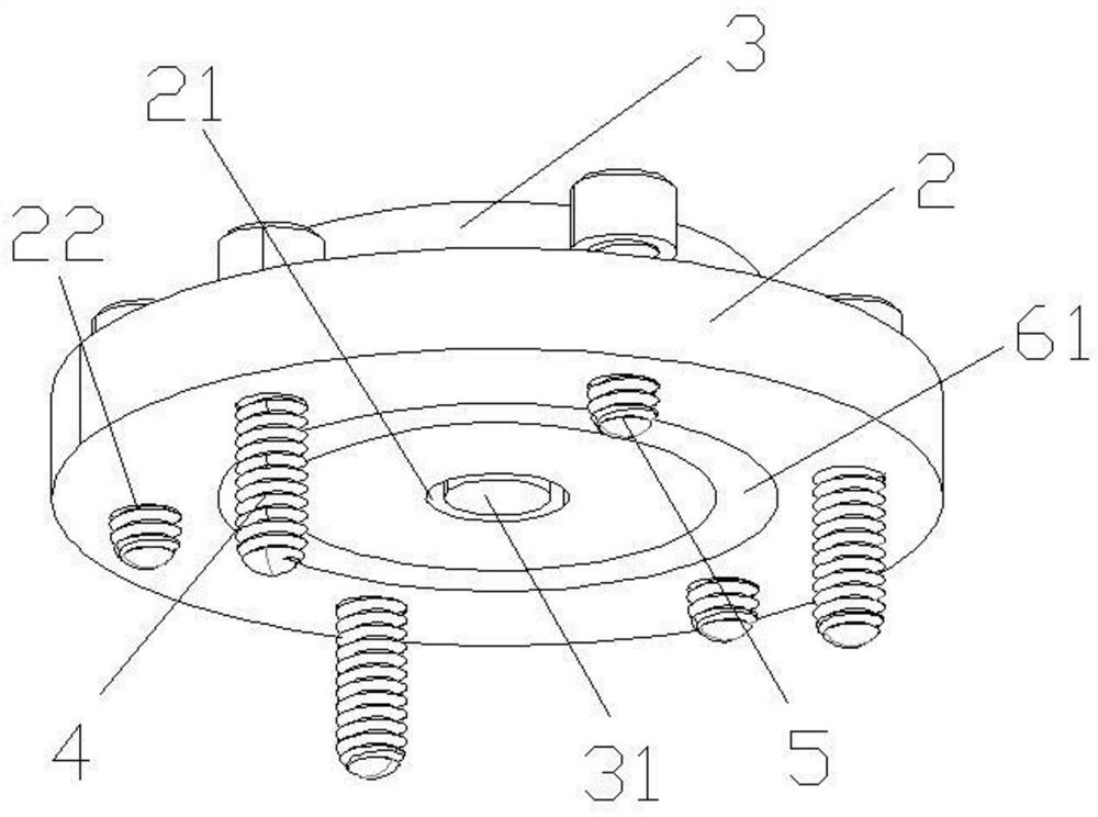 An adjustment and fixing mechanism for an optical element