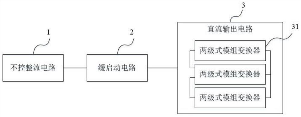 Direct-current voltage-stabilized power supply suitable for mining multi-stage alternating-current voltage input