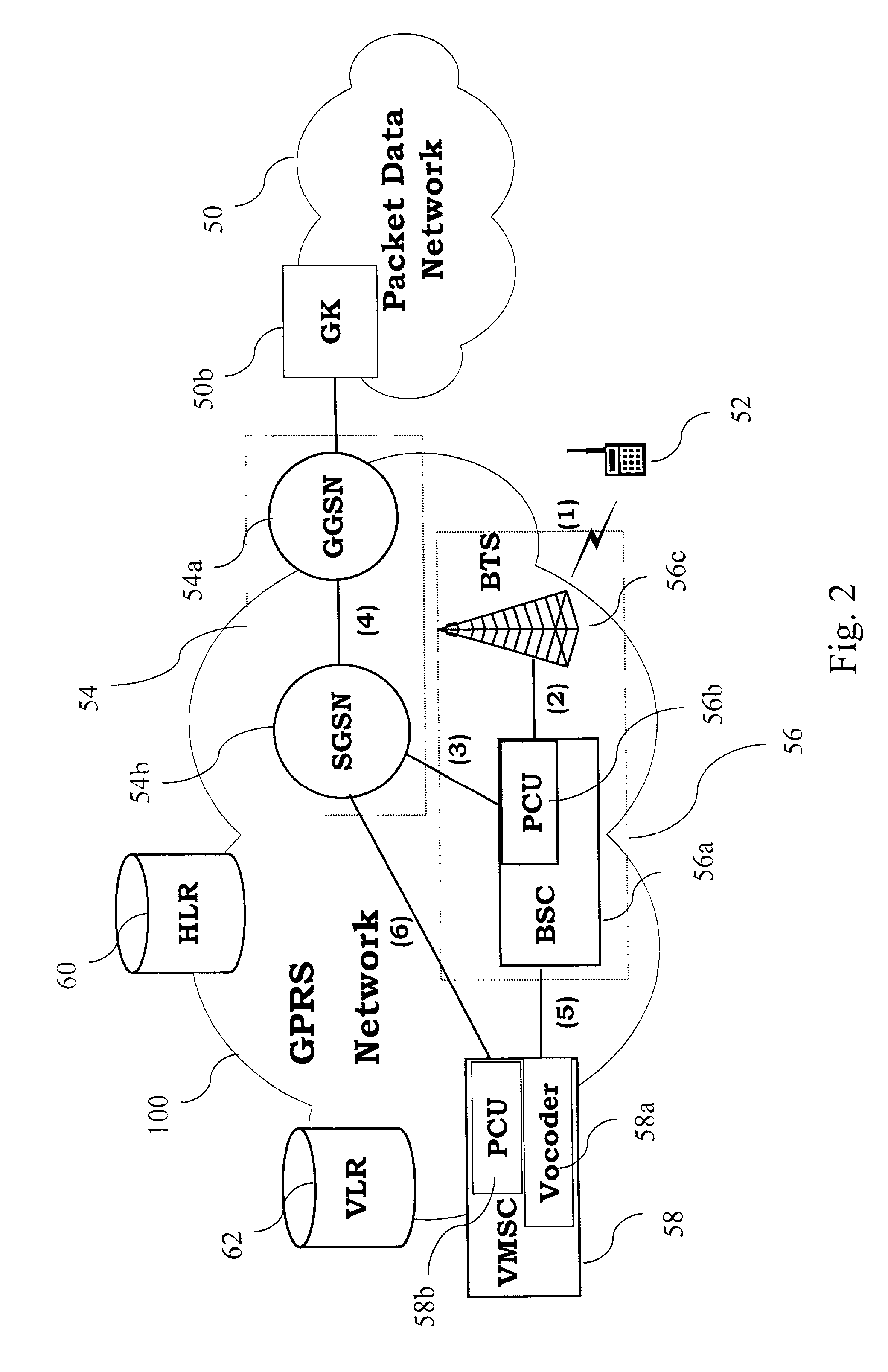 System and method for providing voice communications for radio network