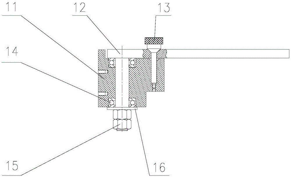 A multi-point positioning mechanism for a vehicle-mounted elevating rod