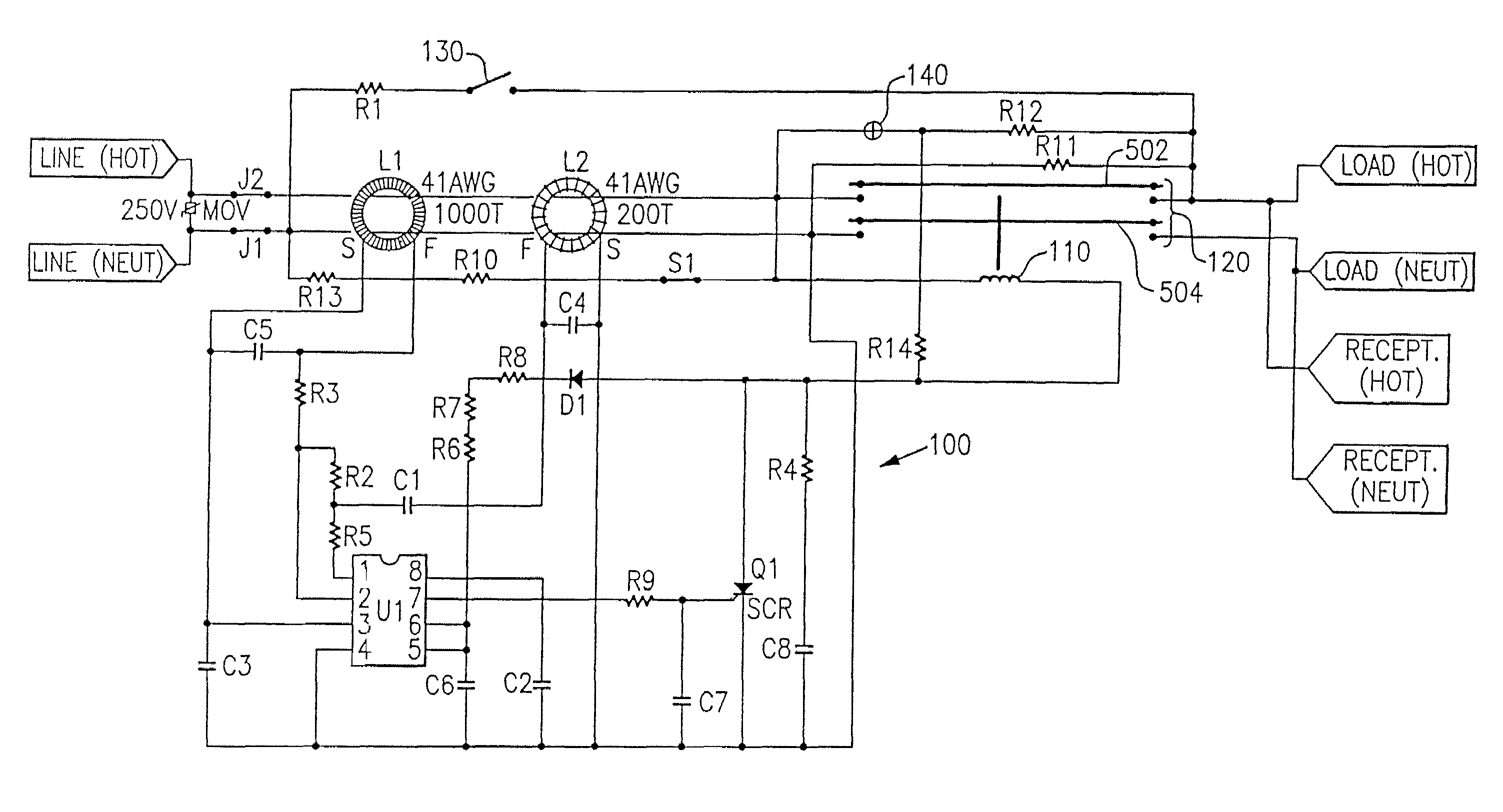 Electrical wiring device