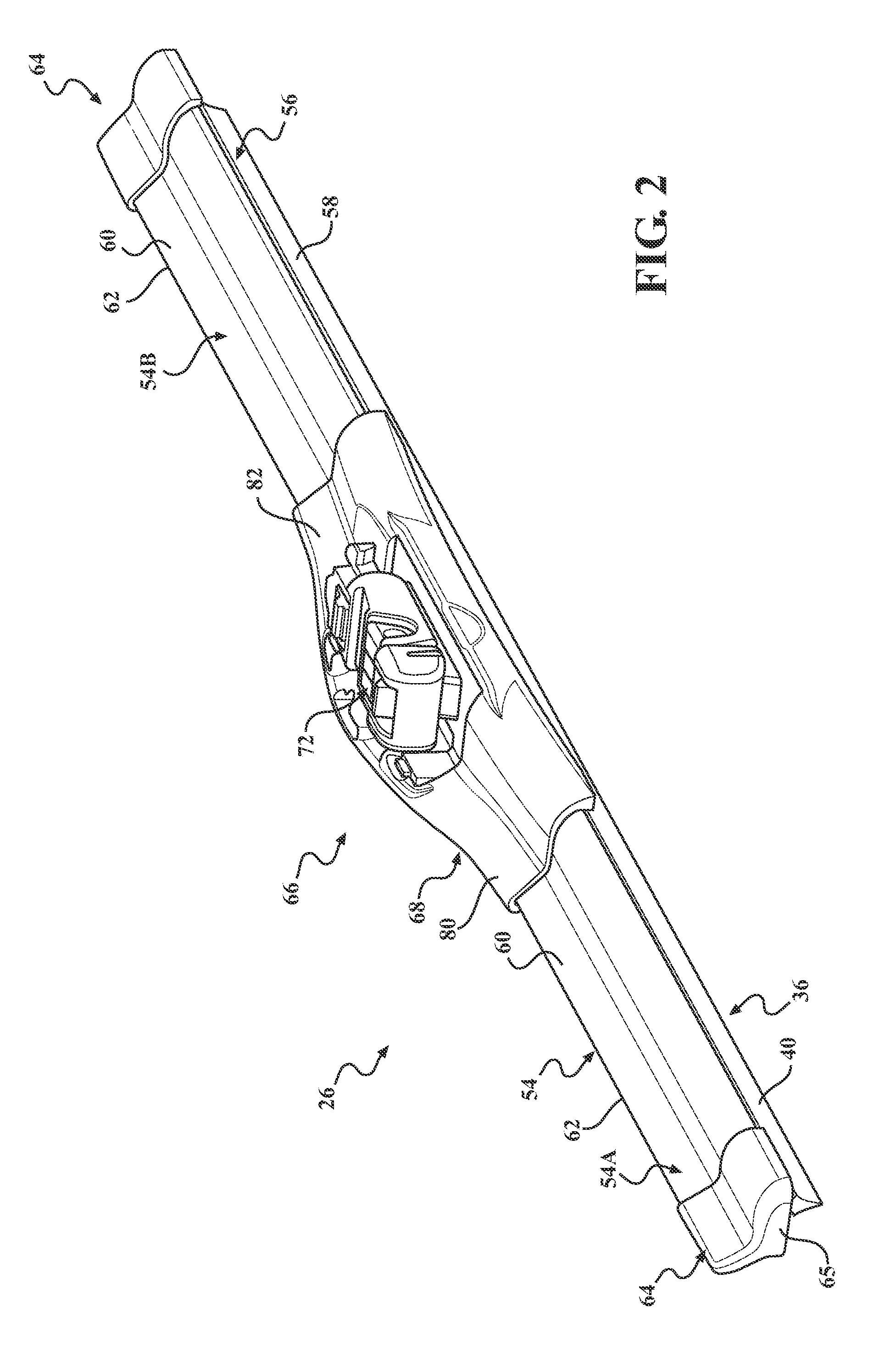 Universal coupler for a beam blade windshield wiper assembly
