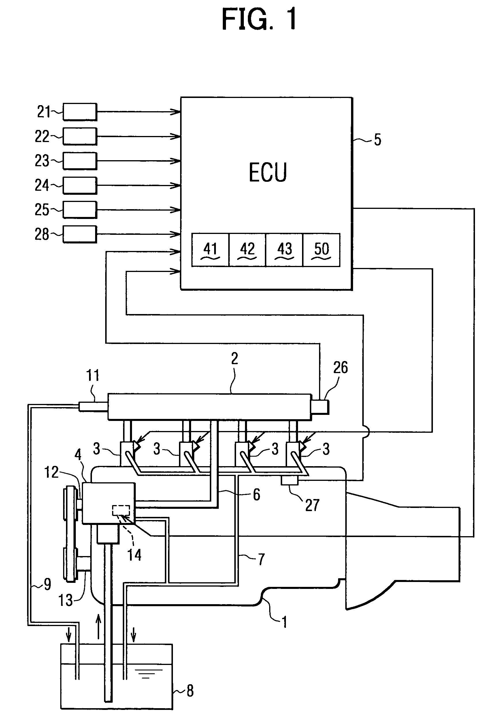 Common rail fuel injection system