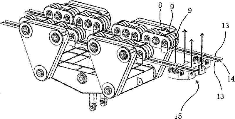 Track cable car