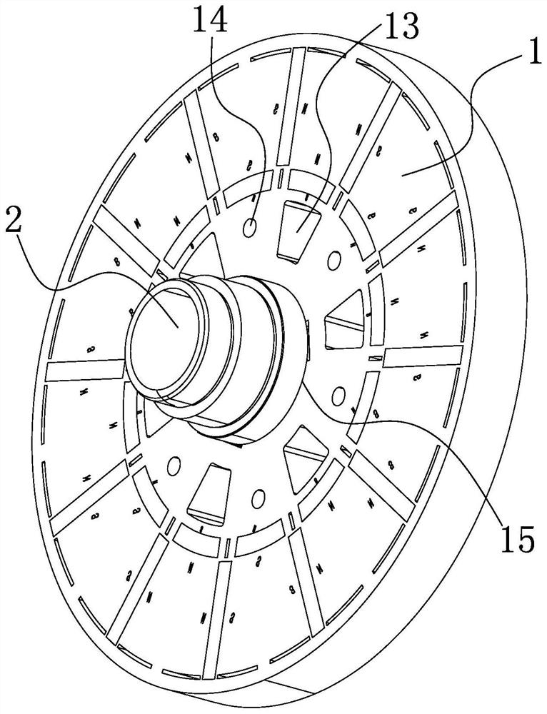 Motor rotor assembly and motor