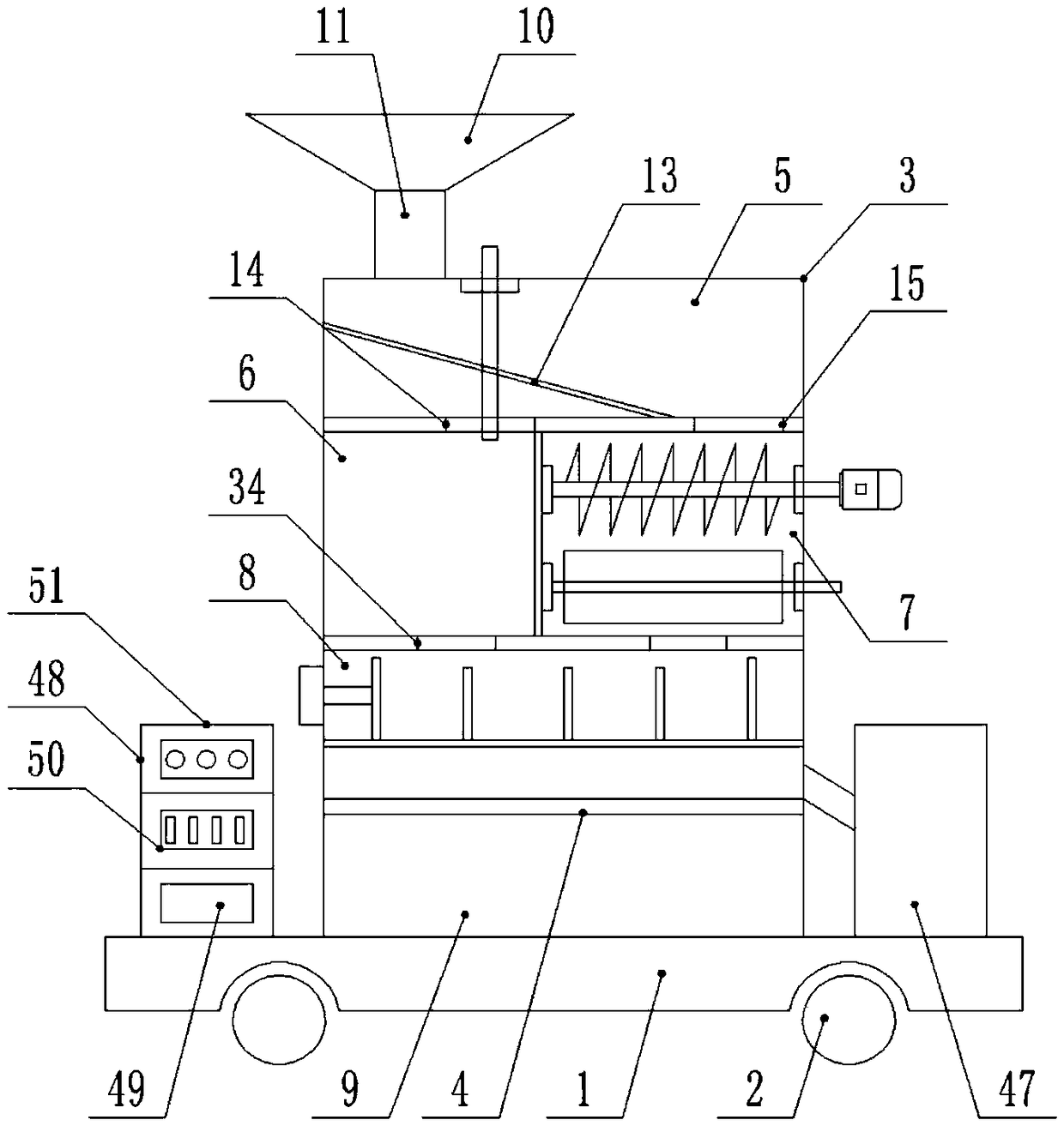 Kitchen waste recovery and utilization device