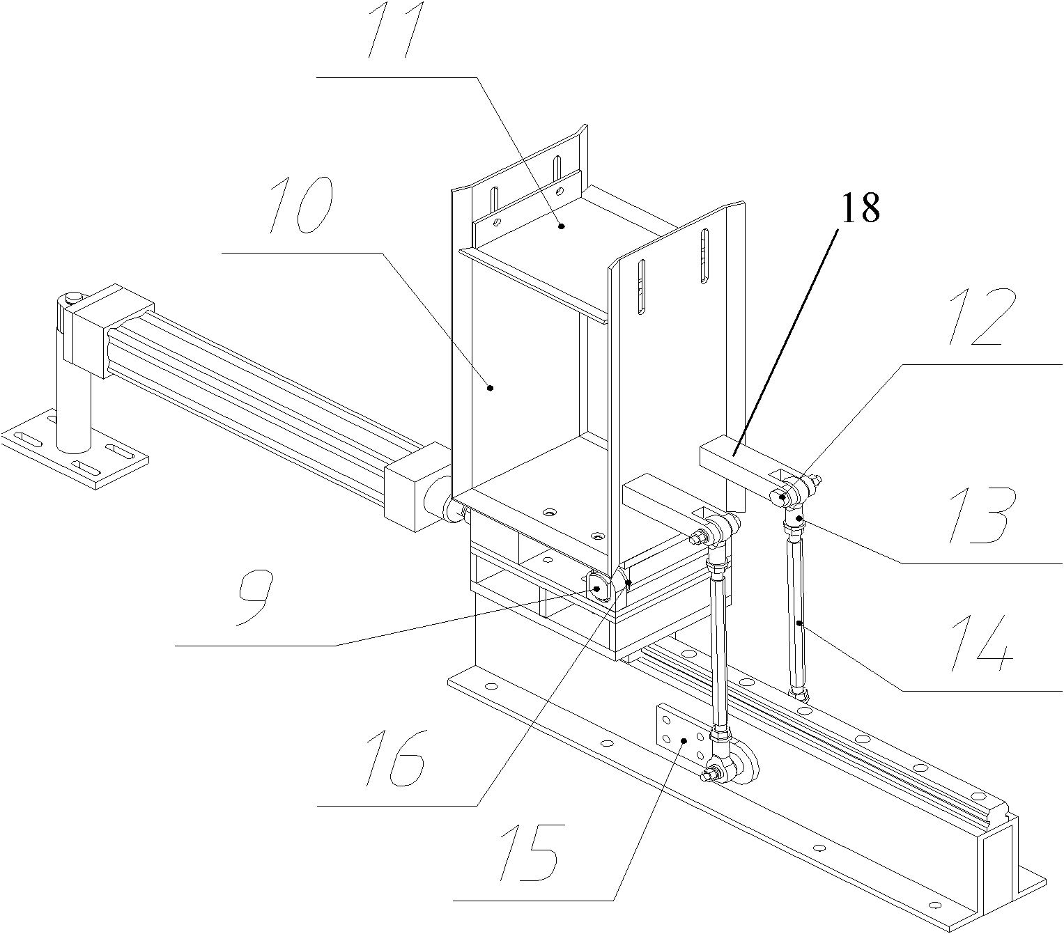 Transferring and turning device