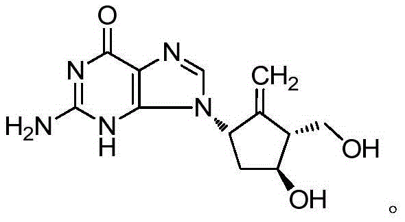 Compound enteric-coated tablets of entecavir phospholipid complex and diammonium glycyrrhizinate