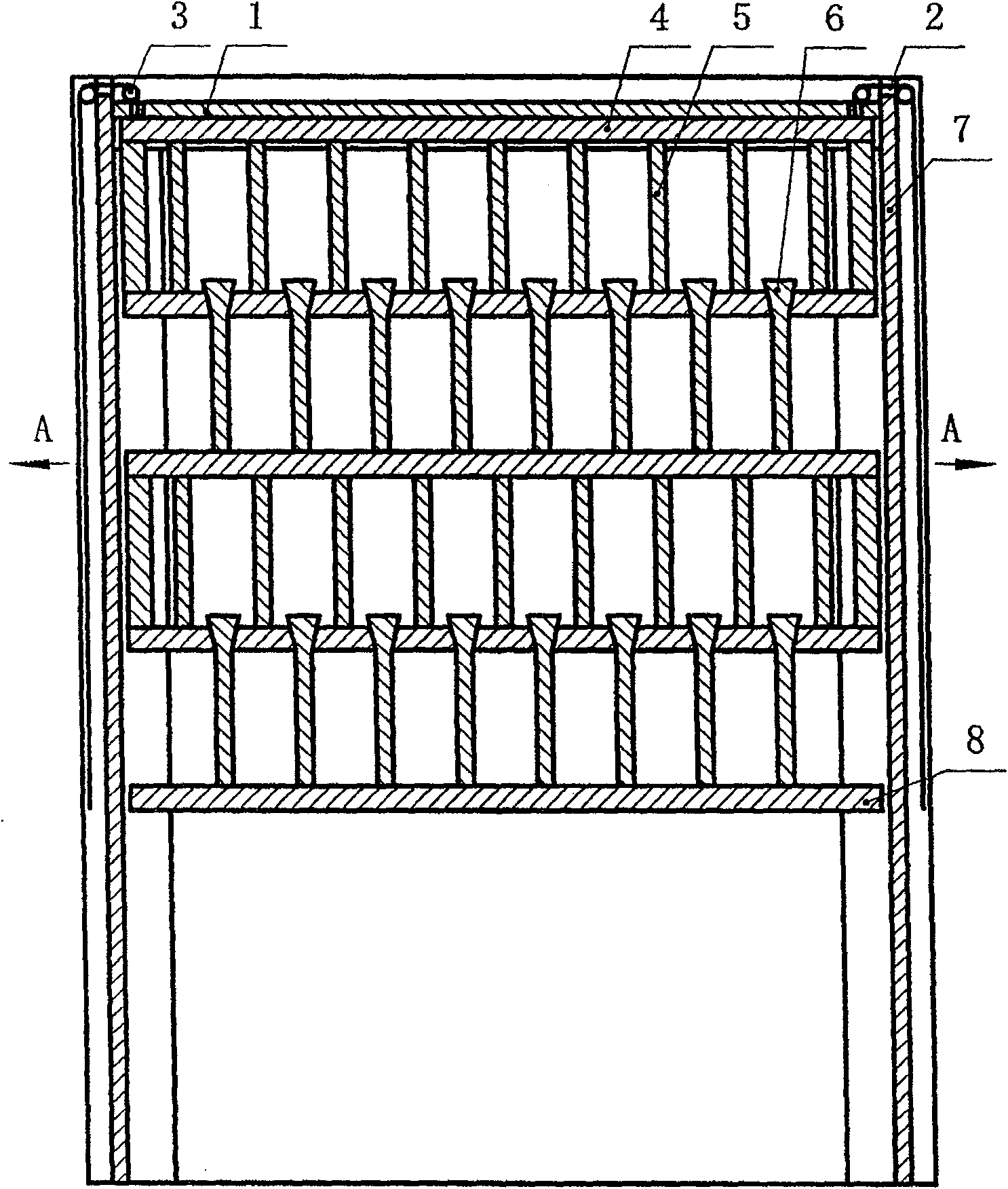 Full-concealed telescopic anti-theft window fastened in slide way