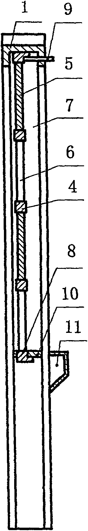 Full-concealed telescopic anti-theft window fastened in slide way