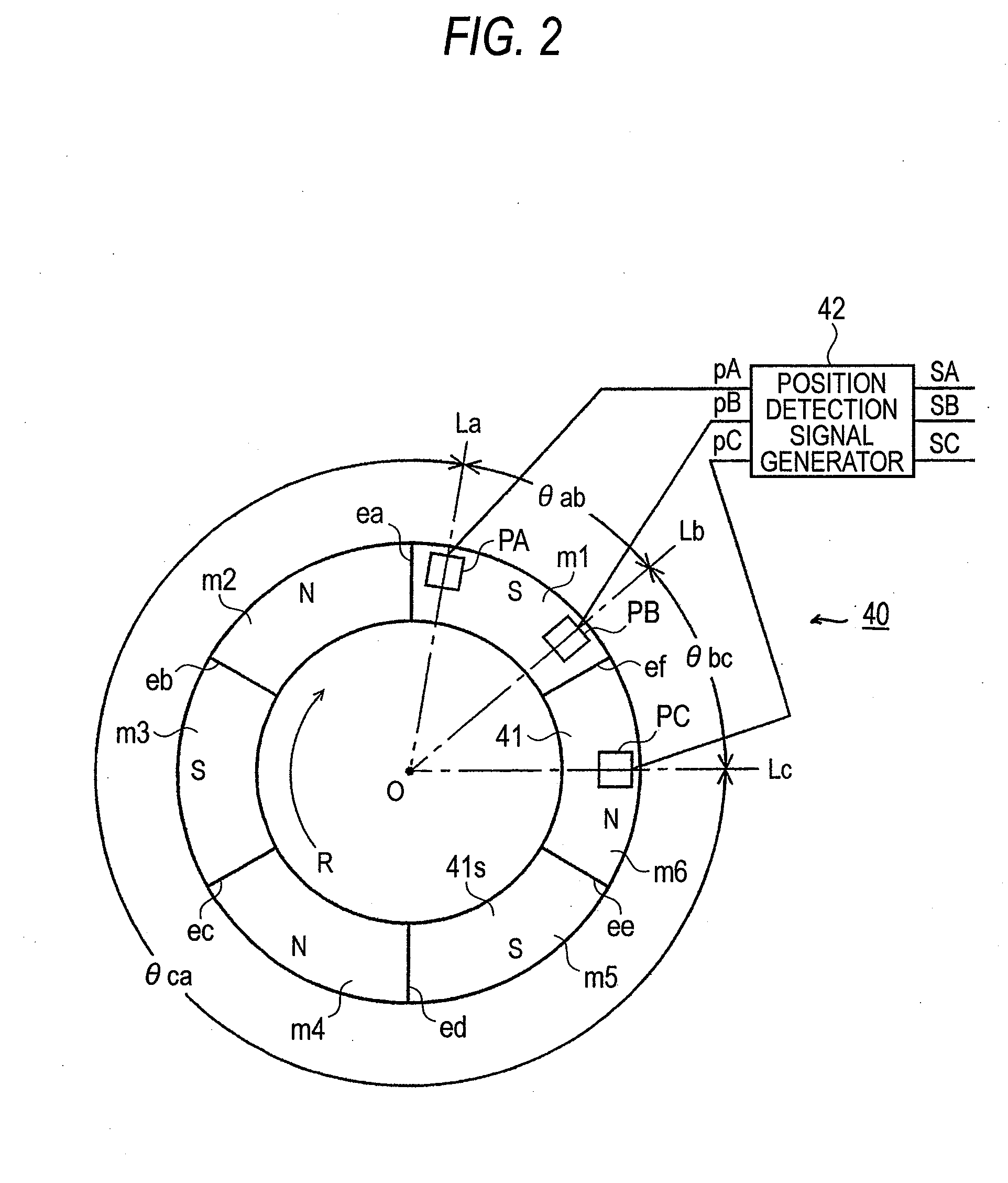 Control device for three-phase brushless motor