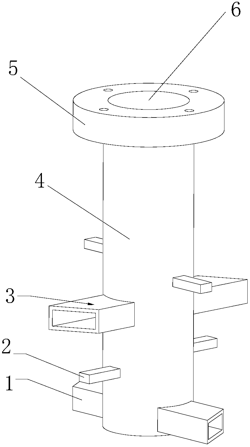 Dual spiral fertilizing part