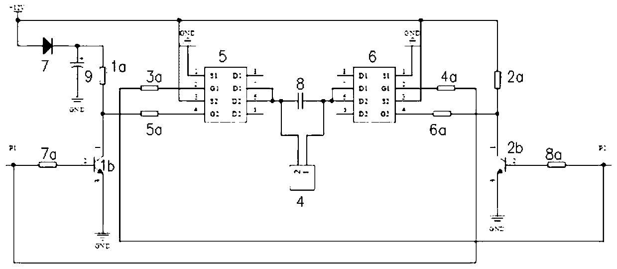 Novel DC-to-AC conversion circuit and method