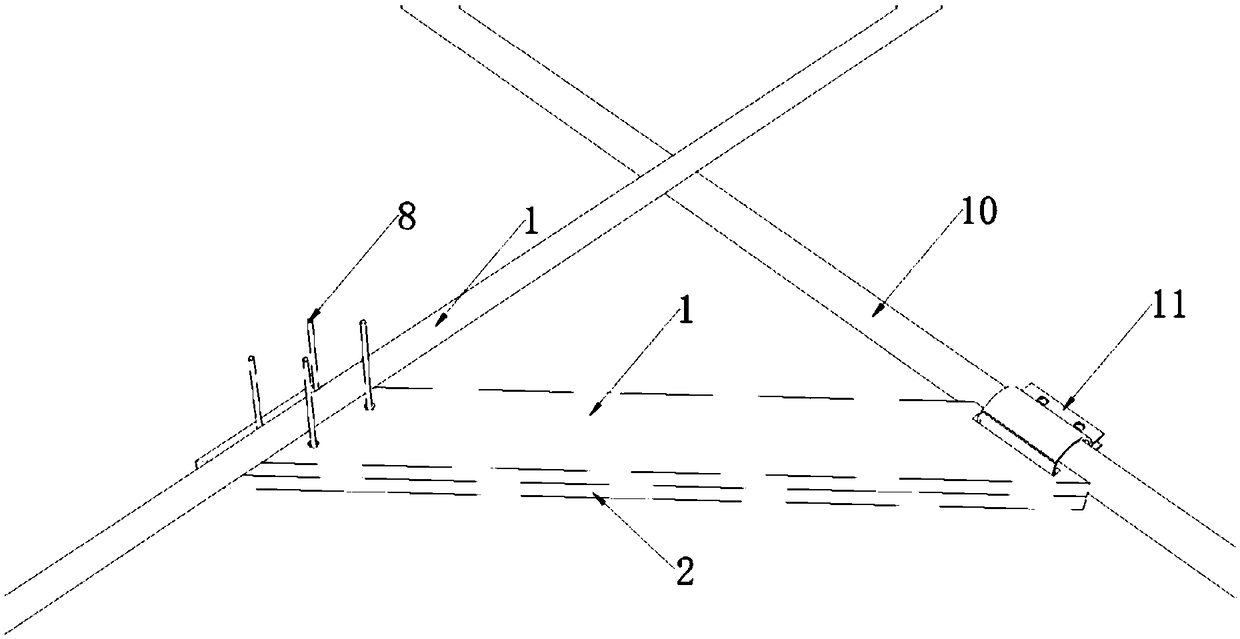 RFID electronic tag packaging device applied to assembly concrete member