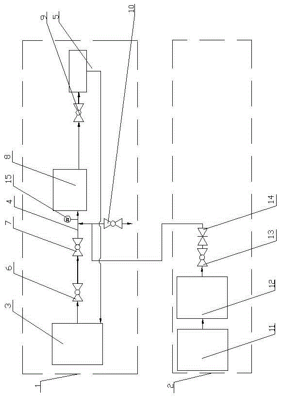 Cooling system of garbage power plant equipment