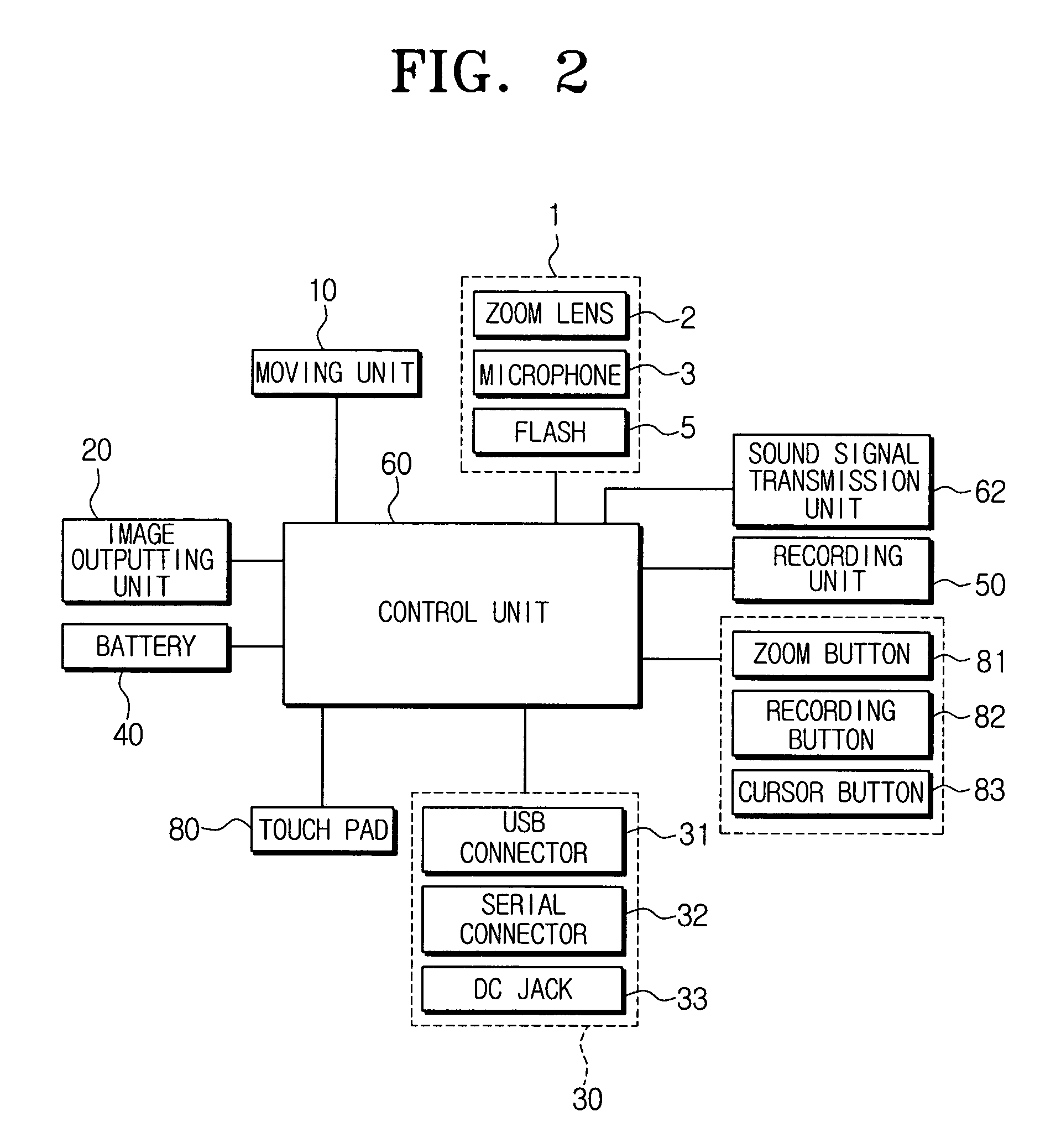 Appearing and disappearing type image pickup device