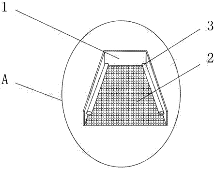 Vehicle transport semitrailer of specific vehicle body dimension