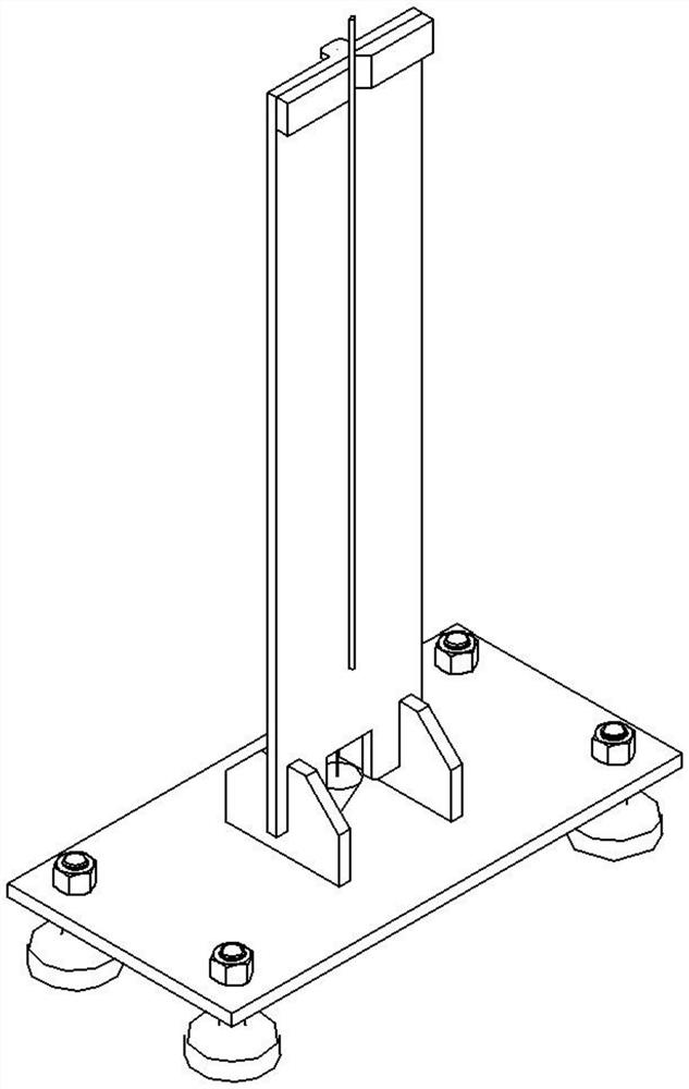 High-strength steel cord verticality detection device