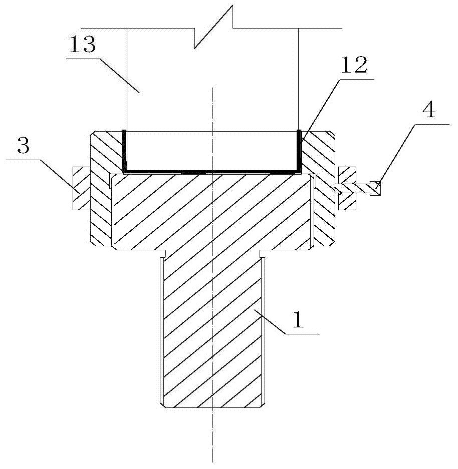 Sleeve-spliced rock direct tensile test device and method
