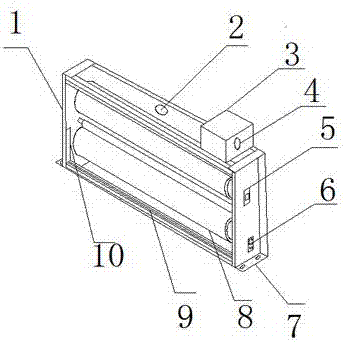 Degerming device of optical film