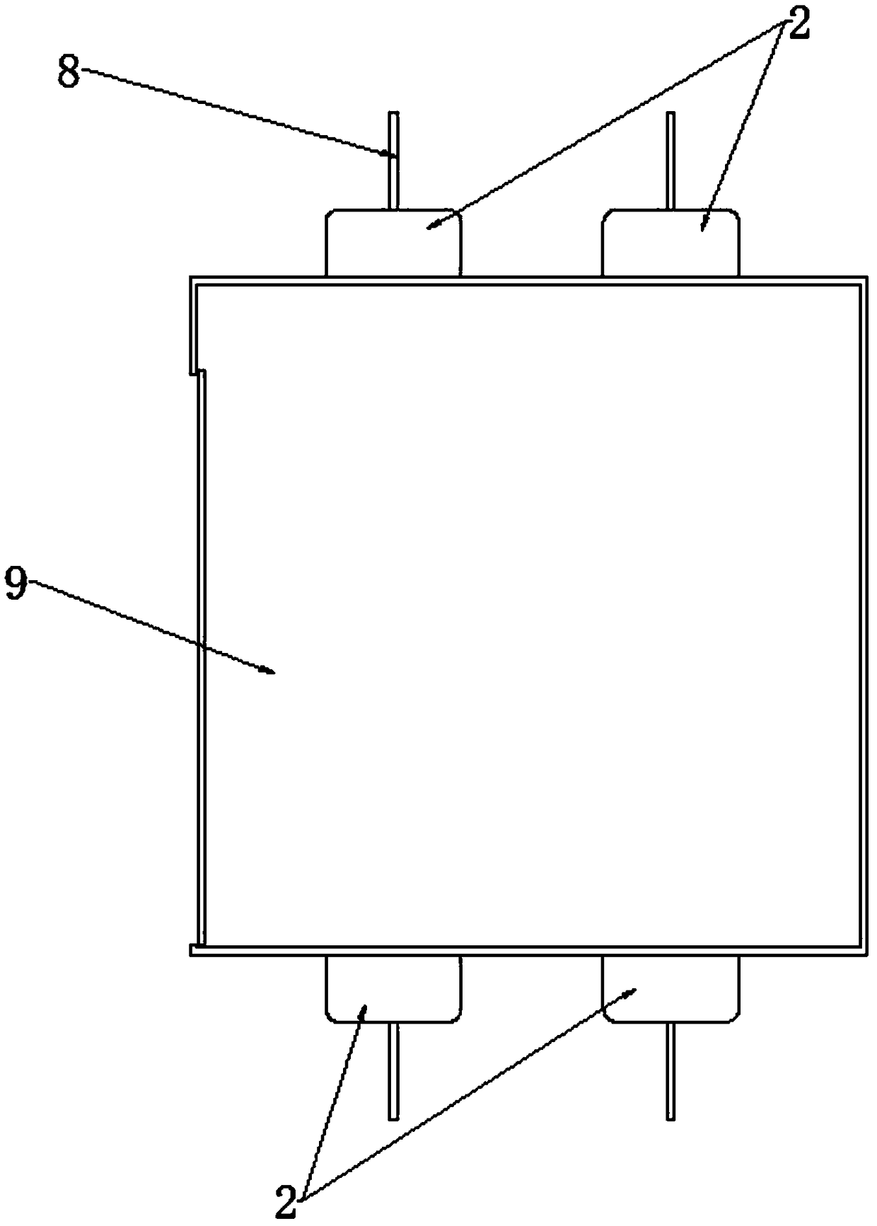 Elevator car system and its automatic detection and braking device for elevator car fall