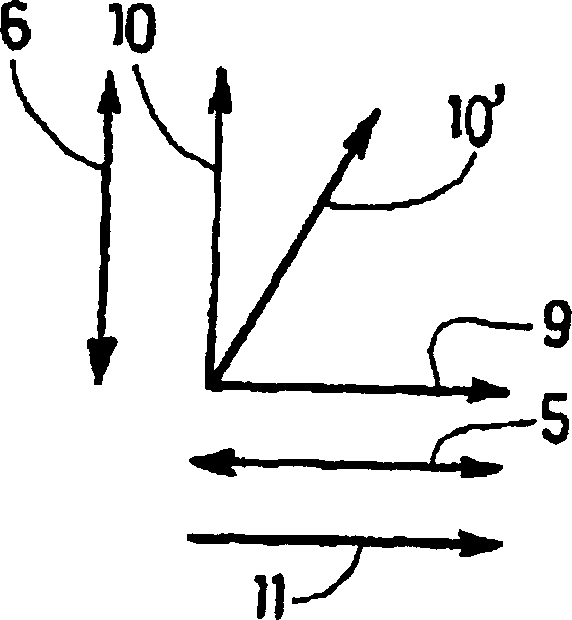 Magnetoresistive sensor, comprising a ferromagnetic/antiferromagnetic sensitive element