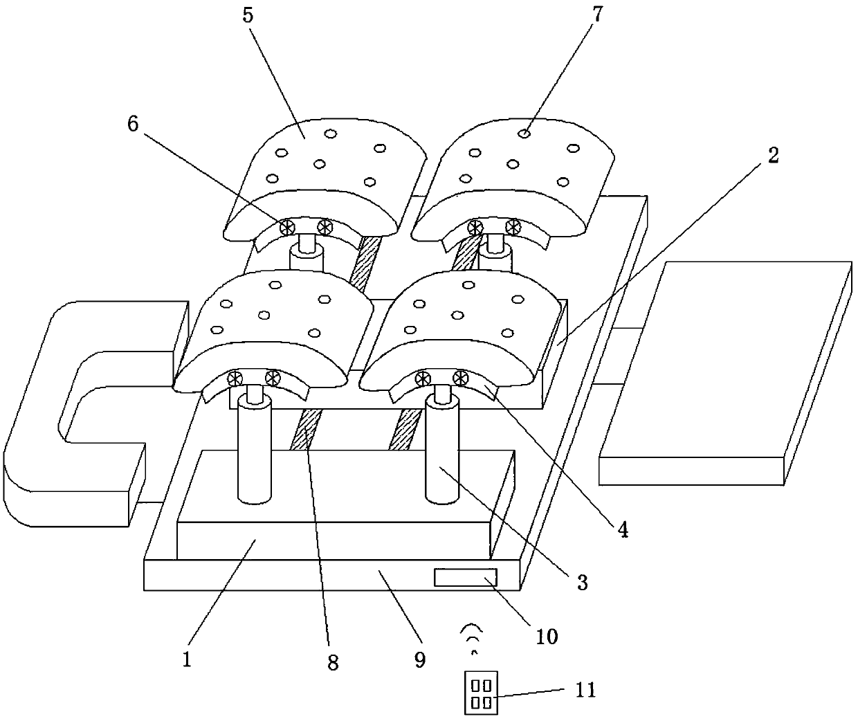 Neurosurgical spinal surgery bracket device