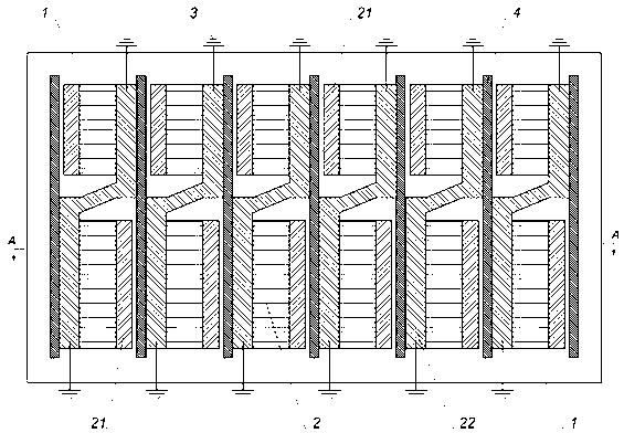 Method for acoustic-electric coupling isolation among multiple surface acoustic wave filters integrated on single substrate
