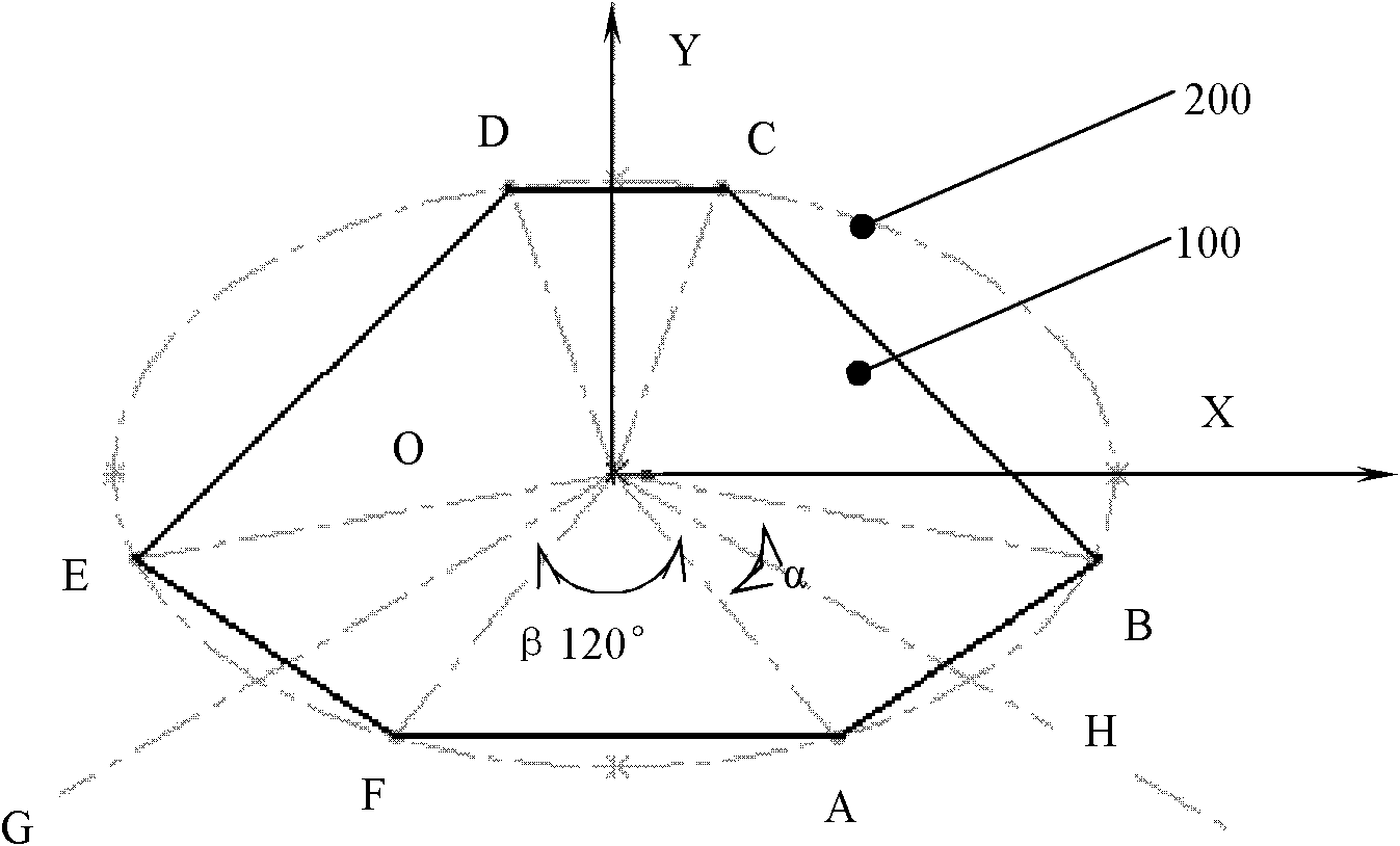 Elliptical six-degree-of-freedom parallel connection mechanism