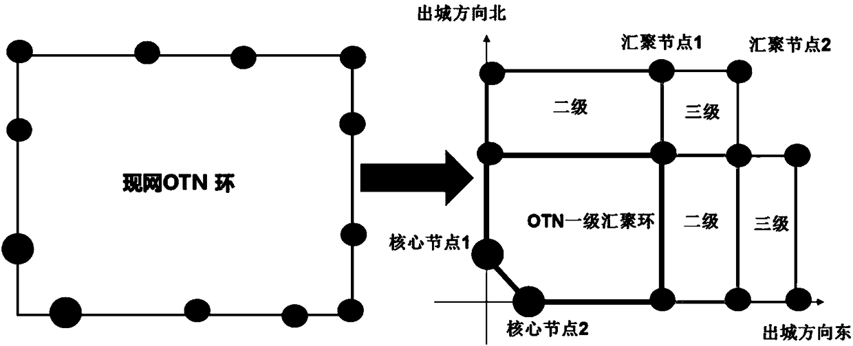 Networking method of metro backbone optical transmission network (OTN)