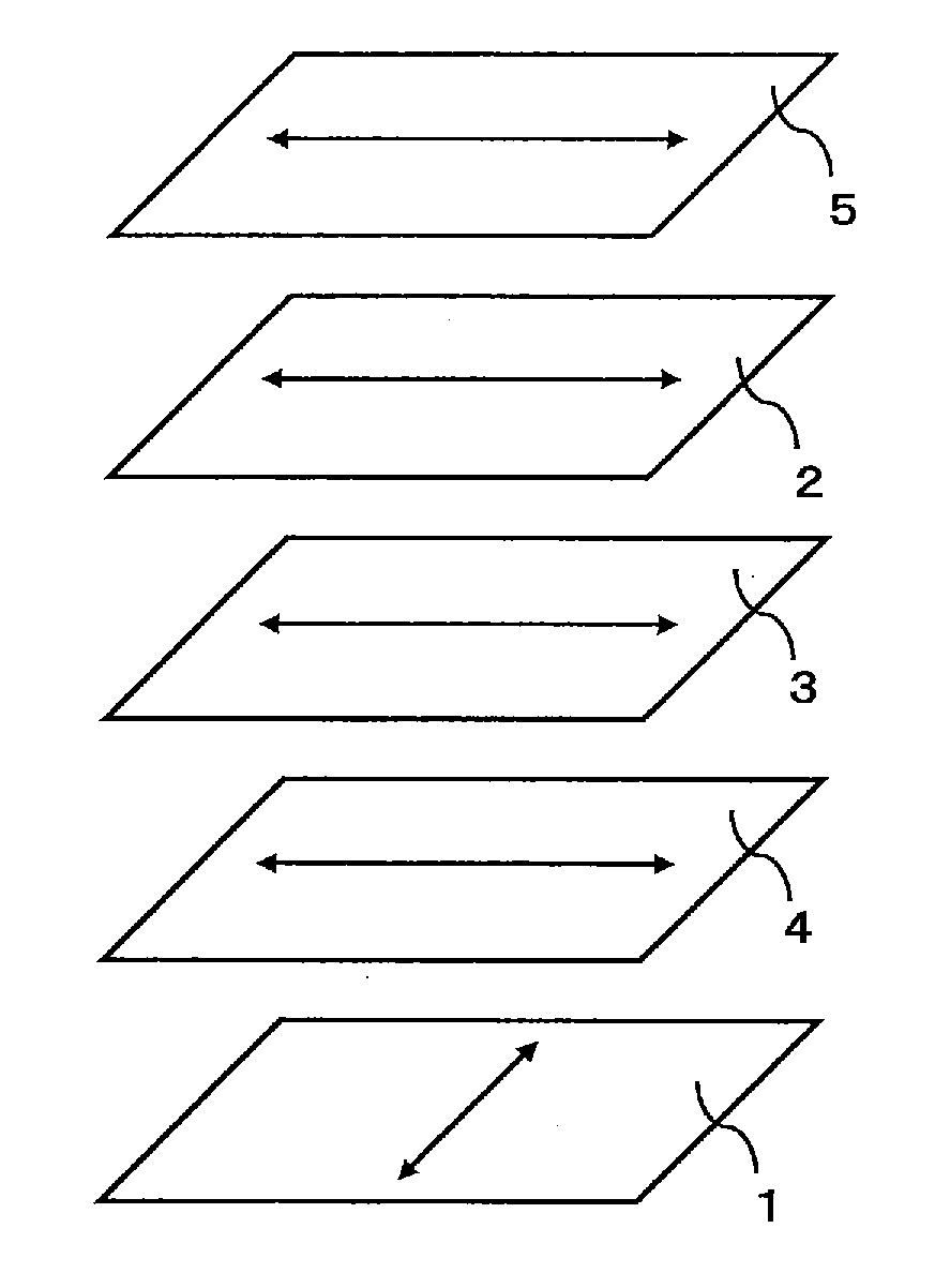 Thermoplastic film, method for producing same, polarizer and liquid crystal display device