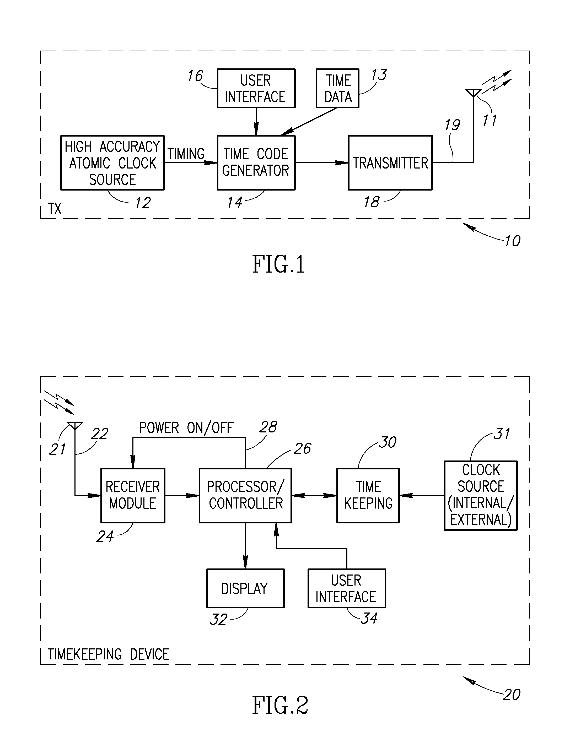 Timing and time information extraction in a radio controlled clock receiver