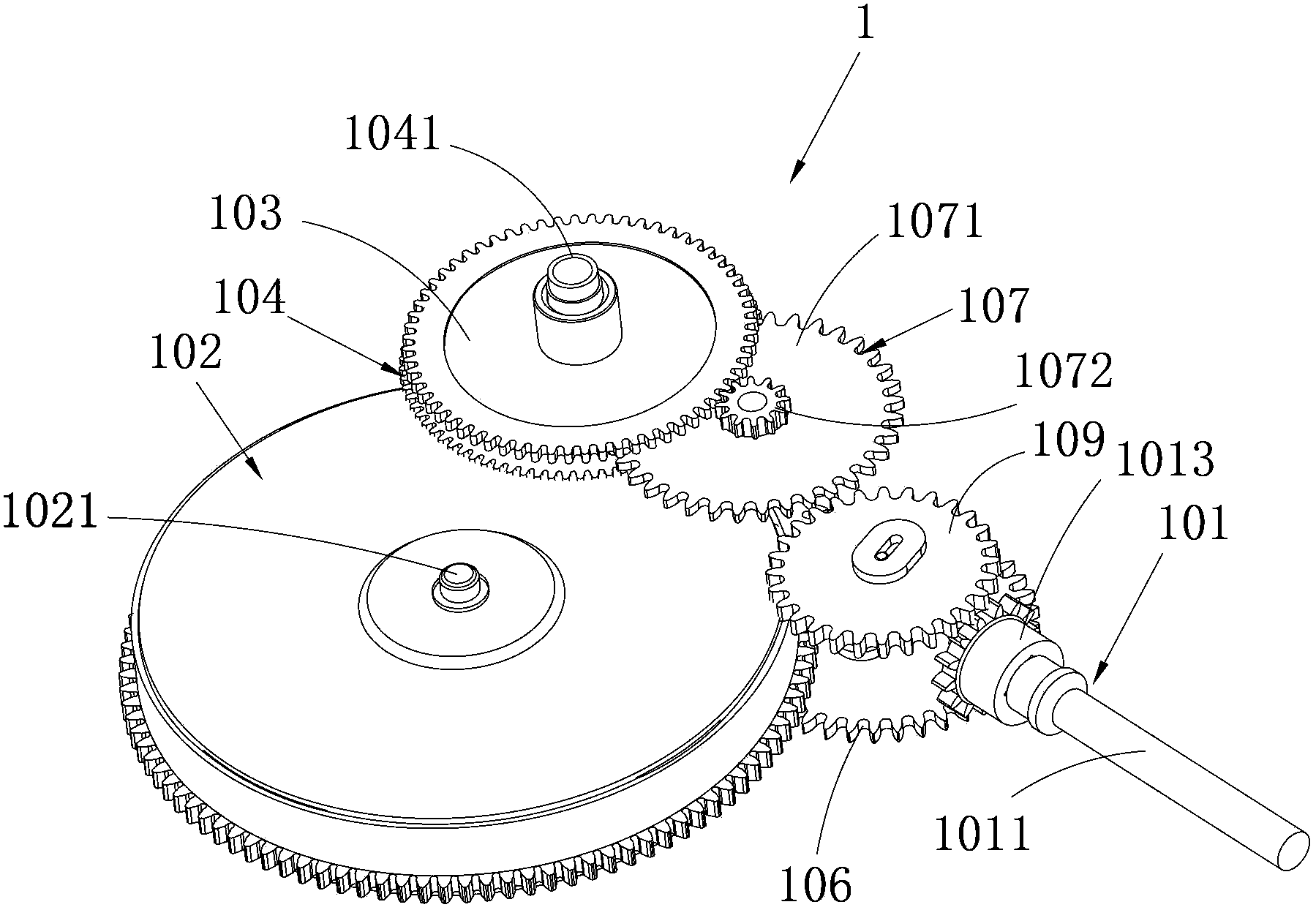 Axial sliding type winding and setting mechanism and timekeeper