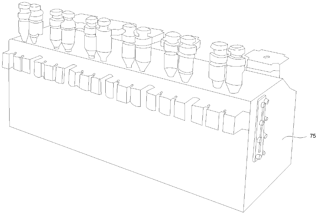 Integral hot wax coating device