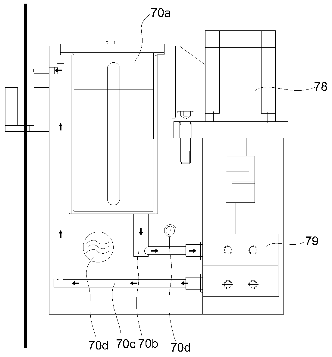 Integral hot wax coating device