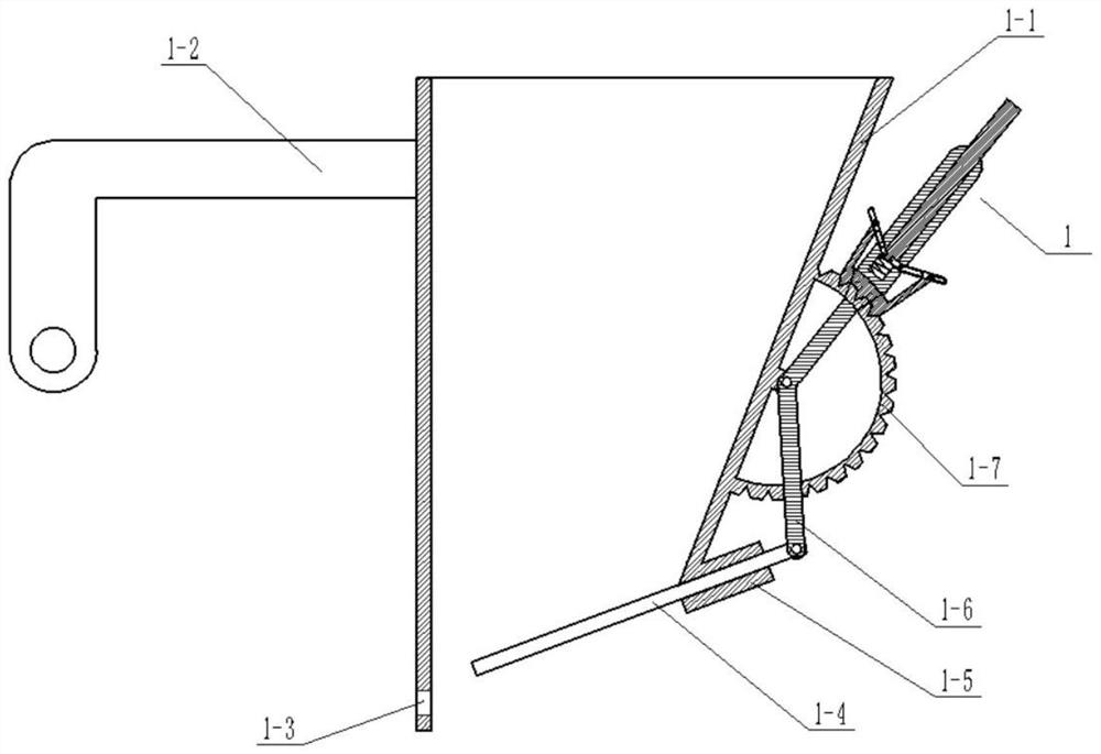 A sorting device for shock absorbing springs of electric vehicles