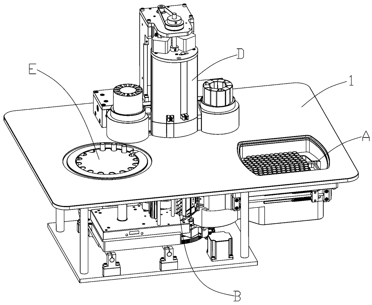 Automatic sample transfer transmission system