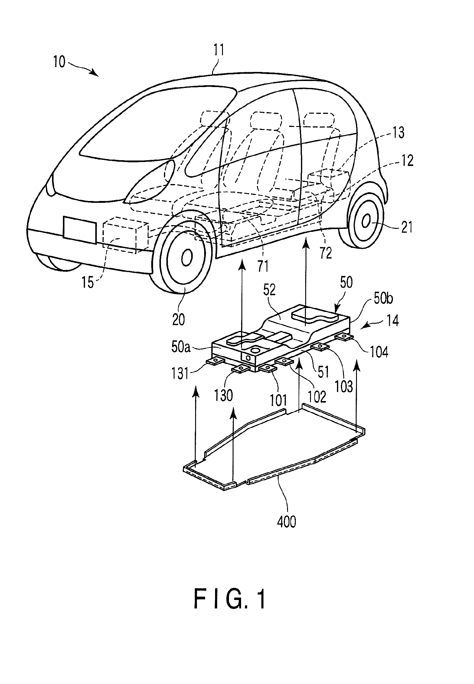 Battery case for electric vehicle