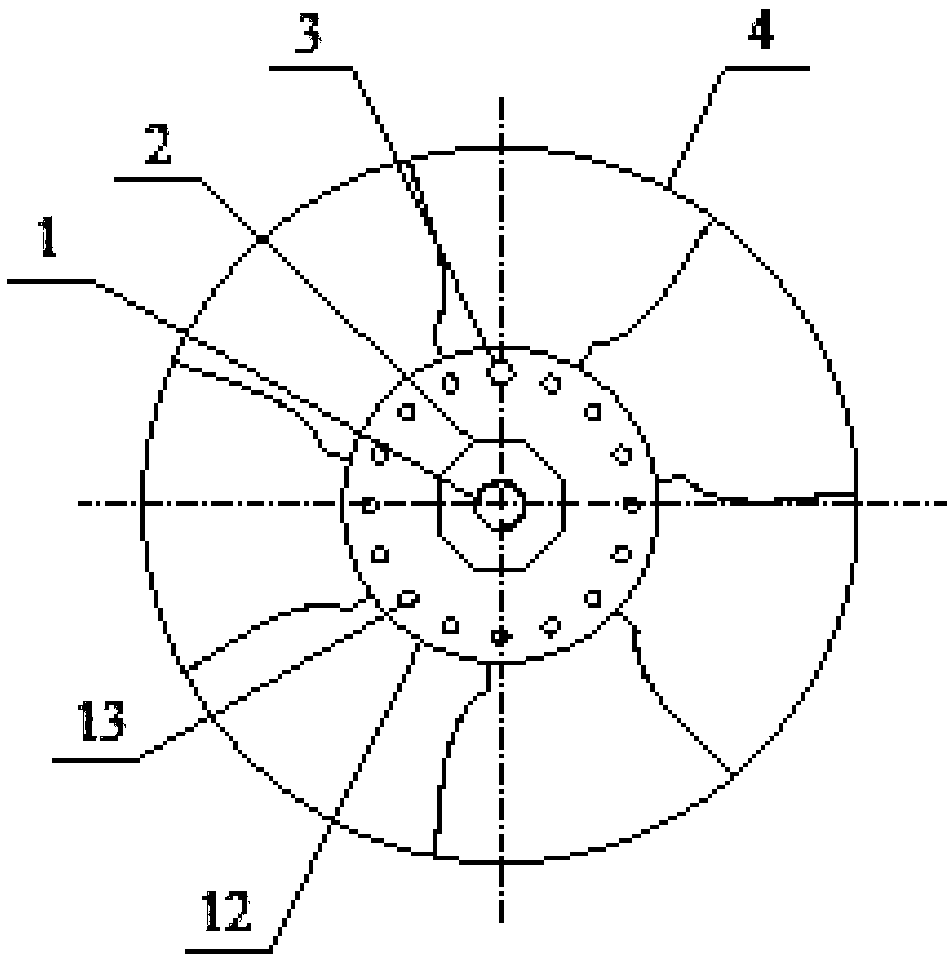 Rotor component of magnetic levitation motor and its online counterweight method