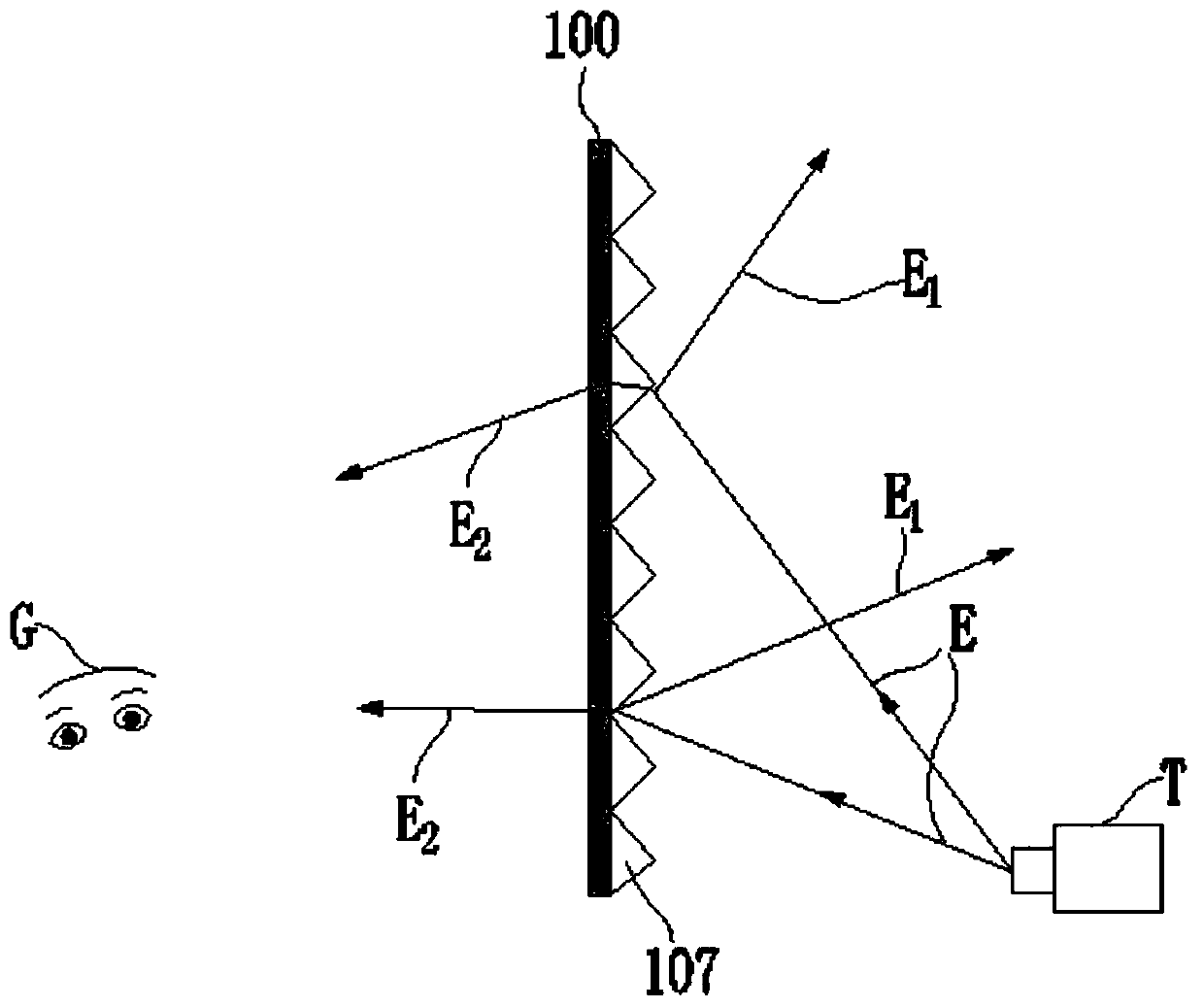 Rear projection screen and projection system