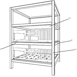 Multicomputer cabinet