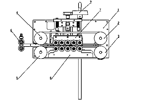 Edge sealing system device for packing machine