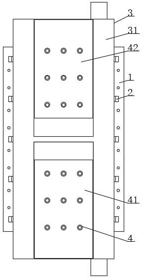 Aluminum alloy damping tower die-casting die